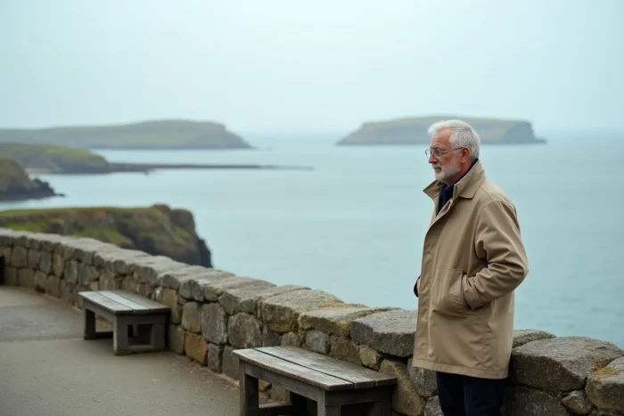 Vue panoramique sur le golfe du Morbihan depuis la pointe de Conleau à Vannes